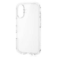 iPhone16 ケース ハイブリッド 衝撃吸収 軽量 薄型 クリア PM-A24ATSLACR エレコム 1個（直送品）