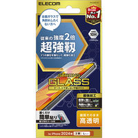 iPhone16 Plus ガラスフィルム 高透明 超強靭 PM-A24BFLGH エレコム 1個（直送品）