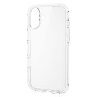 iPhone16 Plus ケース ハイブリッド 衝撃吸収 軽量 薄型 クリア PM-A24BTSLACR エレコム 1個（直送品）