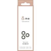 iPhone16Pro/ProMax カメラガラスフィルム ラインストーン シルバー PM-A24CFLLGRSV エレコム 1個（直送品）