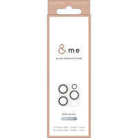 iPhone16Pro/ProMax カメラフィルム ガラス グリッター シルバー PM-A24CFLLP5SVG エレコム 1個（直送品）