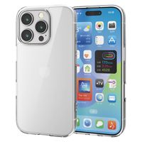 iPhone16 Pro ケース ハイブリッド 衝撃吸収 クリア PM-A24CHVCKCR エレコム 1個