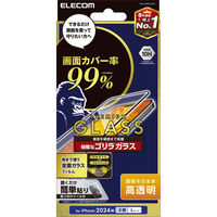 iPhone16 Pro Max ガラスフィルム 高透明 全面ガラス ゴリラ 薄型 PM-A24DFLKGO エレコム 1個