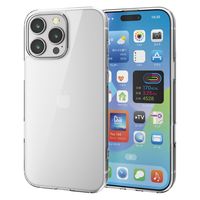 iPhone16 Pro Max ケース ハイブリッド 衝撃吸収 クリア PM-A24DHVCKCR エレコム 1個