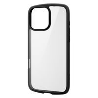 iPhone16 Pro Max ケース ハイブリッド 衝撃吸収 軽量 ブラック PM-A24DTSLFCBK エレコム 1個