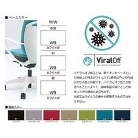 【組立設置込】イトーキ フルゴチェア ローバック 可動肘 ハンガー付 ブラック KF447PVHM-WWT1 1脚（直送品）
