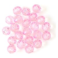 日本紐釦貿易 クラフトビーズ プラスチックビーズ 徳用500個入 10mm ライトローズ A1-54-500 1袋500個入（直送品）