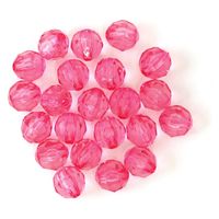 日本紐釦貿易 クラフトビーズ プラスチックビーズ 25個入 12mm ローズ A1-5 1袋25個入/1セット10袋（直送品）