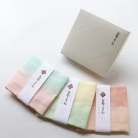 白雪ふきん 抗菌・消臭 高級蚊帳織物 3枚セット ギフトパッケージ入り 吉野山の桜・若草山の新緑・春日山の紅葉 1セット（3枚入）