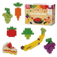 カワダ ダイヤブロック OKOMEIRO（オコメイロ） いろんなたべもの 1個