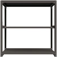 ICHIMAI 重量ボルトレスラック 段荷重1000Kg H1800×W1800×D600 天地3段 単体グレー TH1000-666T3（直送品）