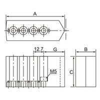 ジーネット 北川鉄工所 エアチャック用 KPC6/ALーKPC6 生爪(鉄/アルミ) KPC6-H25 1組 64-3270-71（直送品）