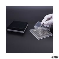 エクシール 精密部品搬送ケース ゲルベース(R) 4インチ 透明 メッシュE5 10個入 GC00-16054 1セット(1個)（直送品）