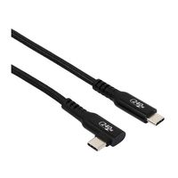 アイネックス PD240W対応 USB2.0 TypeーCケーブル C横L型ーC 2m U20CC-LM20P24 1本（直送品）