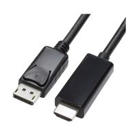 アイネックス DisplayPort ー HDMIアクティブケーブル 3m AMC-DPHD30 1本 68-1976-09（直送品）