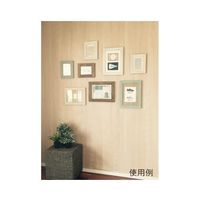 ニチレイマグネット フレームデコ 2L ホワイト MS-017141 1個 62-2196-75（直送品）