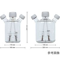 東京エム・アイ商会 セルスピン183001用 スピナーフラスコ 500mL 182051 1個 67-8766-83（直送品）