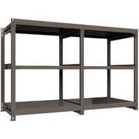 ICHIMAI 重量ボルトレスラック 段荷重1000Kg H1500×W1200×D900 天地3段 連結グレー TH1000-549R3（直送品）