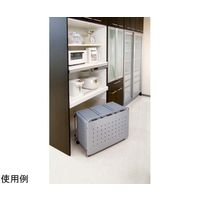 オークス パネル付ダストボックスワゴン 幅70.8cm J55 1台 67-5200-03（直送品）