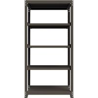ICHIMAI 重量ボルトレスラック 段荷重1000Kg H2400×W1200×D600 天地5段 単体グレー TH1000-846T5（直送品）