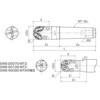 ダイジェット工業 ダイジェット スウィングボール 本体 SWB-50120-MT5 1台 175-5802（直送品）