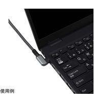 アイネックス PD100W対応 USB3.2Gen1 TypeーC 横L型延長ケーブル 80cm U31CC-LF08 1個（直送品）