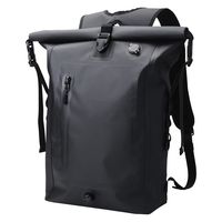 リュック バックパック 防水バッグ ロールトップ 防災対応 ブラック BM-BPWP02BK エレコム 1個