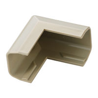 配線カバー 接続ユニット 出ズミ 壁用 フラットモール LD-GAF1M専用 ベージュ LD-GAFD1M エレコム 1個（直送品）