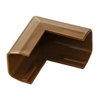 配線カバー 接続ユニット 出ズミ 壁用 フラットモール LD-GAF1MBR専用 ブラウン LD-GAFD1MBR エレコム 1個