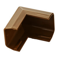 配線カバー 接続ユニット 出ズミ 壁用 フラットモール LD-GAF2MBR専用 ブラウン LD-GAFD2MBR エレコム 1個（直送品）