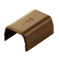 配線カバー モール 接続ユニット ストレート 壁用 フラットモール ブラウン LD-GAFJ1MBR エレコム 1個