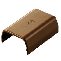 配線カバー モール 接続ユニット ストレート 壁用 フラットモール ブラウン LD-GAFJ2MBR エレコム 1個（直送品）