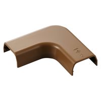 配線カバー モール 接続ユニット 曲ガリ 壁用 フラットモール ブラウン LD-GAFM2MBR エレコム 1個（直送品）