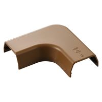 配線カバー モール 接続ユニット 曲ガリ 壁用 フラットモール ブラウン LD-GAFM3MBR エレコム 1個（直送品）