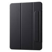 11インチ iPad Air (M2) ケース レザー 本体マグネット装着 ブラック TBWA20MWVPFBKN エレコム 1個（直送品）