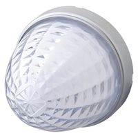 パーマンコーポレーション ハイワットマーカーシルキーブレイズLEDレッドWレンズDC12/24V防水 1167471000 1個（直送品）