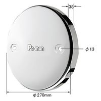 パーマンコーポレーション センターキャップ大型バス日野SELEGAいすゞGALAフロント22.5インチ 1271060000 1個（直送品）