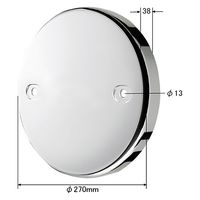 パーマンコーポレーション ホイルセンターキャップ UD 大型トラック フロント 22.5インチ 1271430000 1個（直送品）