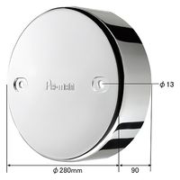 パーマンコーポレーション センターキャップ大型バス日野SELEGAいすゞGALAリア駆動側22.5インチ 1275135000 1個（直送品）