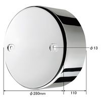 パーマンコーポレーション ホイルセンターキャップ いすゞ 大型トラック リア 駆動側用 22.5インチ 1275330000 1個（直送品）