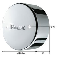 パーマンコーポレーション ホイルセンターキャップ いすゞ 大型トラック リア 19.5インチ 1277500000 1個（直送品）