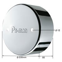 パーマンコーポレーション ホイルセンターキャップ 三菱ふそう 大型トラック リア 19.5インチ 1278500000 1個（直送品）