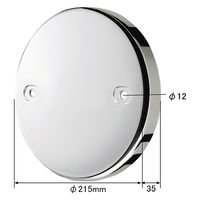 パーマンコーポレーション ホイルセンターキャップ 三菱ふそう 大型トラック フロント 19.5インチ 1278210000 1個（直送品）