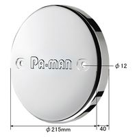 パーマンコーポレーション ホイルセンターキャップ UD 大型トラック フロント 19.5インチ 1279200000 1個（直送品）