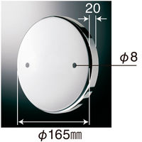 パーマンコーポレーション ホイルセンターキャップ 日野 中型トラック フロント 17.5インチ 1280110000 1個（直送品）