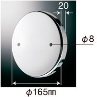 パーマンコーポレーション ホイルセンターキャップ 三菱ふそう 中型トラック フロント 17.5インチ 1280310000 1個（直送品）