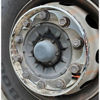 パーマンコーポレーション ホイールステップ新ISO規格車大型トラック10穴1枚高床フロント22.5インチ 1286410000 1個（直送品）