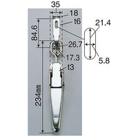 パーマンコーポレーション バネロック ステンレス 1380000000 1個（直送品）