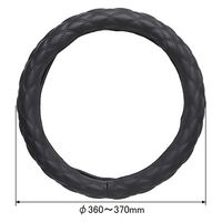 パーマンコーポレーション 極太 ハンドルカバー マットブラック/ブラック S 1420470000 1個（直送品）