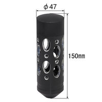 パーマンコーポレーション ティアドロップシフトノブ ショート&ファット ブラックエディション 1422275400 1個（直送品）